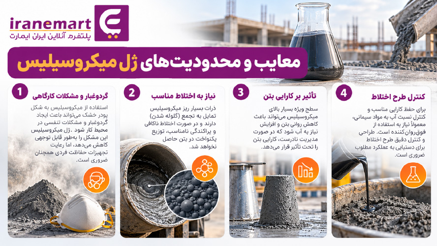 معایب و محدودیت های ژل میکروسیلیس