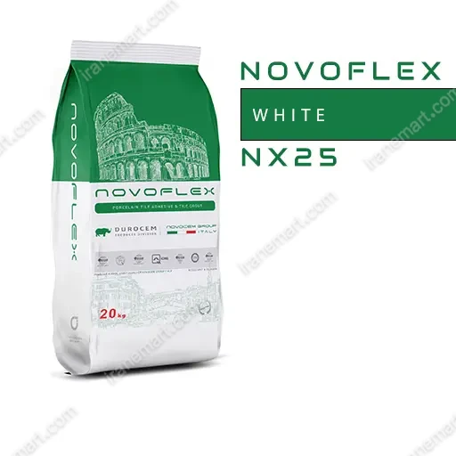 چسب کاشی و سرامیک پودری الیاف دار NOVOFLEX NX25